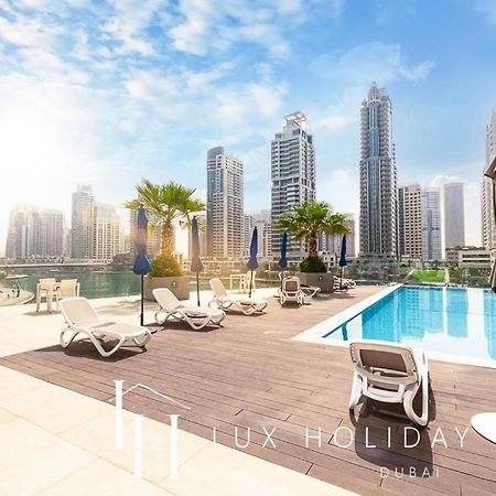 Lux Contemporary Suite With Full Marina View 6 Dubai Buitenkant foto