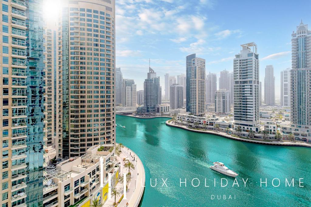 Lux Contemporary Suite With Full Marina View 6 Dubai Buitenkant foto