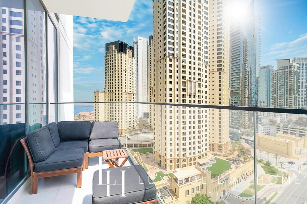 Lux Contemporary Suite With Full Marina View 6 Dubai Buitenkant foto