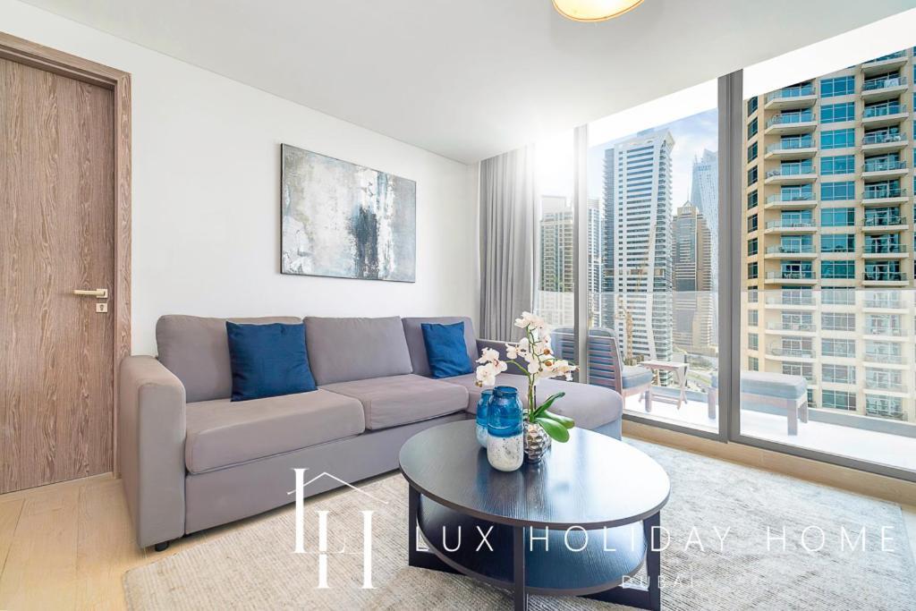 Lux Contemporary Suite With Full Marina View 6 Dubai Buitenkant foto