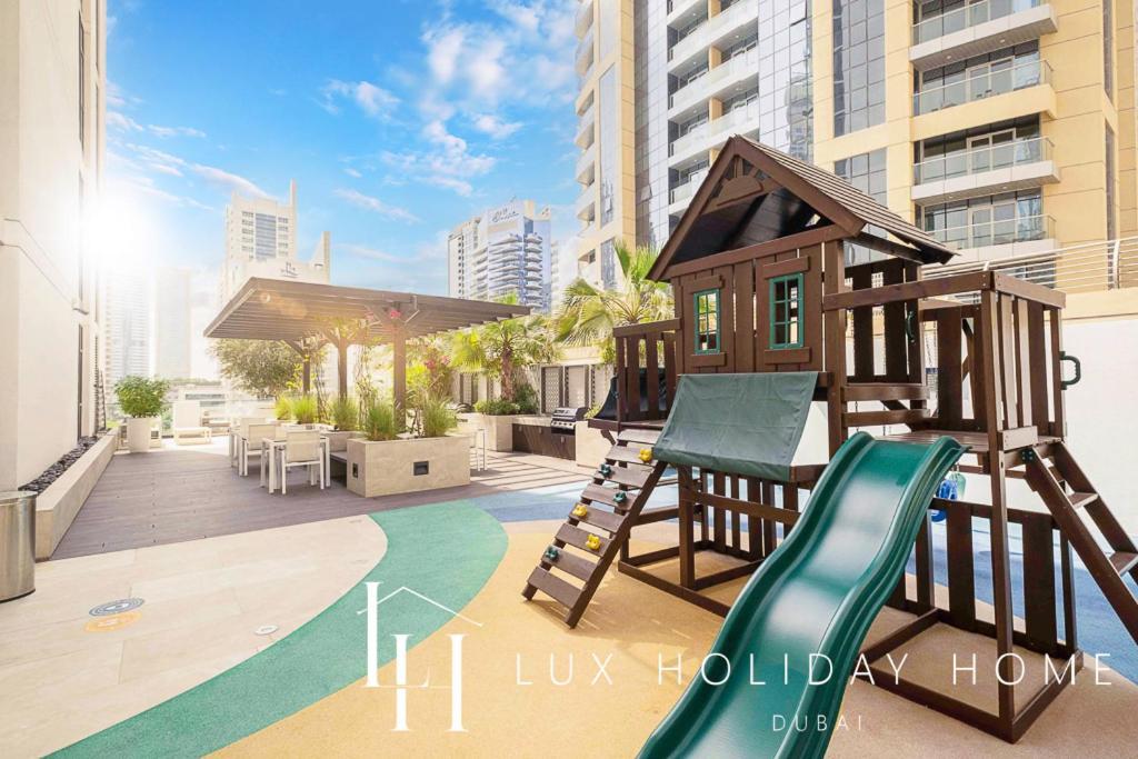 Lux Contemporary Suite With Full Marina View 6 Dubai Buitenkant foto