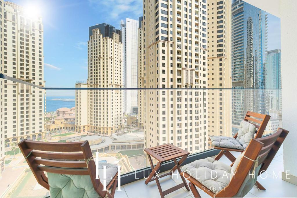 Lux Contemporary Suite With Full Marina View 6 Dubai Buitenkant foto