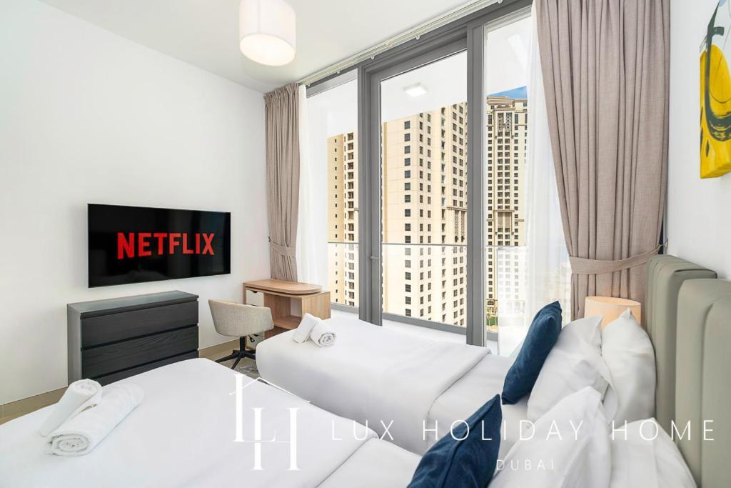 Lux Contemporary Suite With Full Marina View 6 Dubai Buitenkant foto