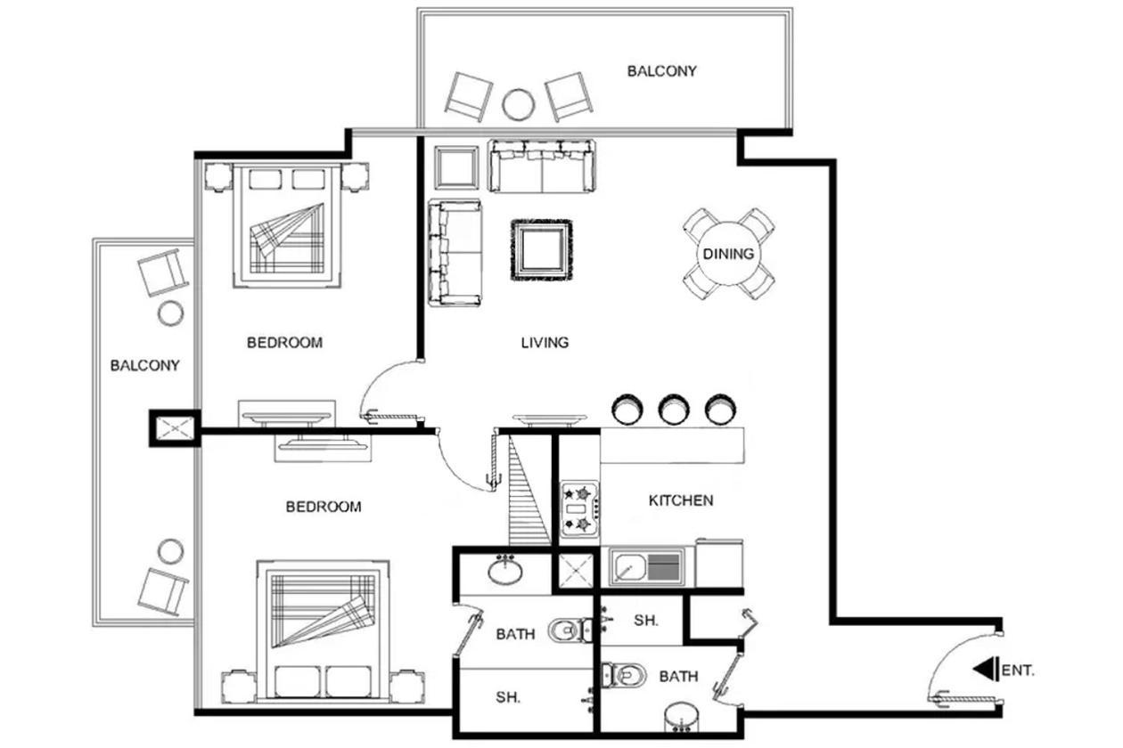 Lux Contemporary Suite With Full Marina View 6 Dubai Buitenkant foto