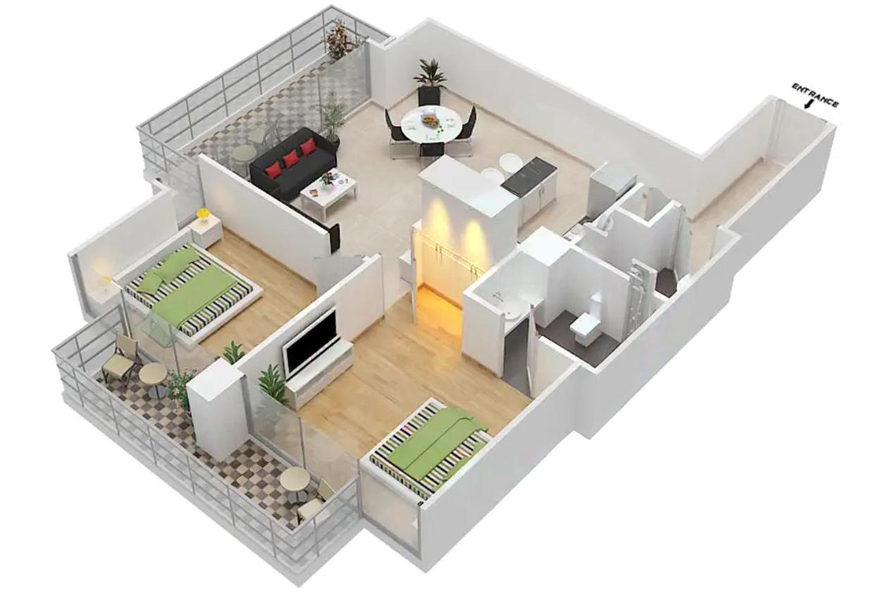 Lux Contemporary Suite With Full Marina View 6 Dubai Buitenkant foto